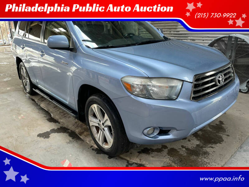 2008 Toyota Highlander for sale at Philadelphia Public Auto Auction in Philadelphia PA