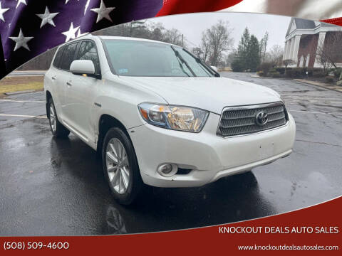 2010 Toyota Highlander Hybrid for sale at Knockout Deals Auto Sales in West Bridgewater MA