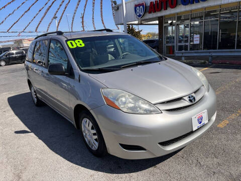 2008 Toyota Sienna for sale at I-80 Auto Sales in Hazel Crest IL