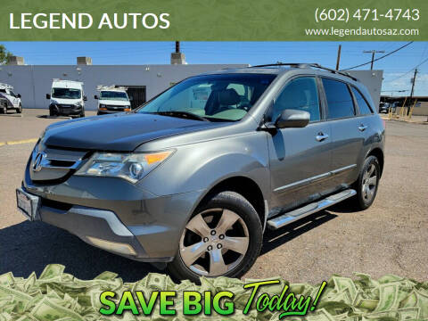 2007 Acura MDX for sale at LEGEND AUTOS in Peoria AZ