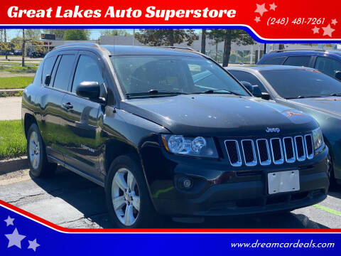 2015 Jeep Compass for sale at Great Lakes Auto Superstore in Waterford Township MI