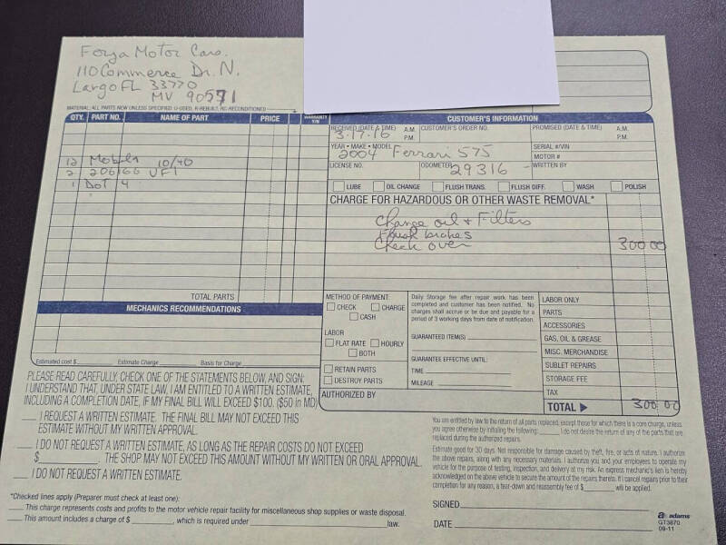 2002 Ferrari 575M Maranello