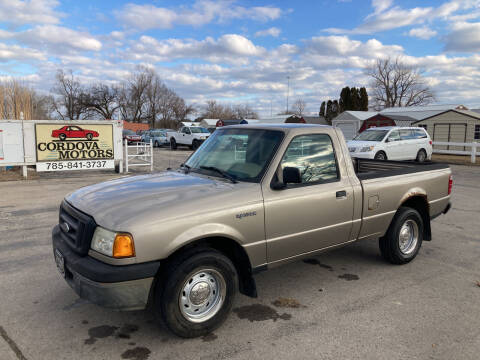 2004 Ford Ranger for sale at Cordova Motors in Lawrence KS