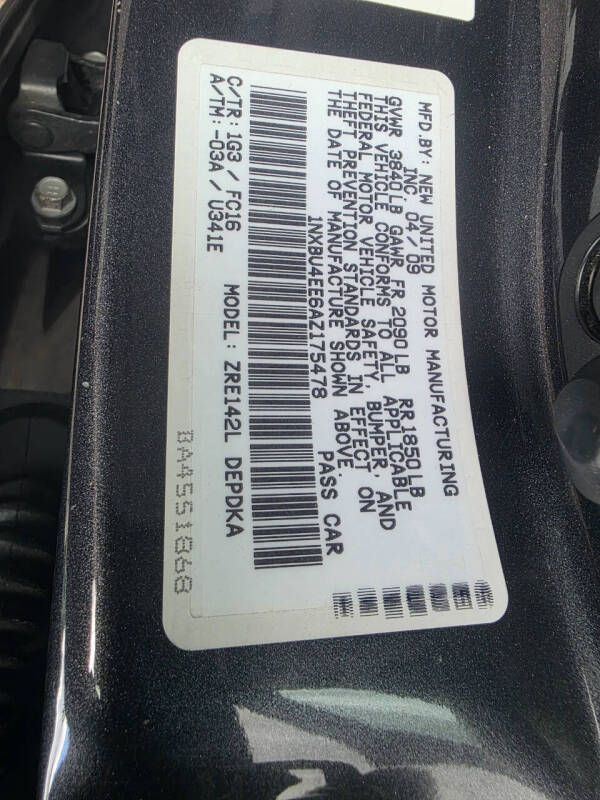 2010 Toyota Corolla LE