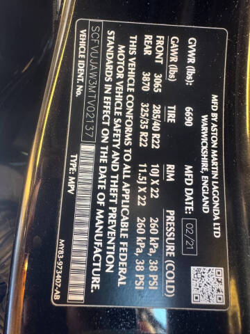 2021 Aston Martin DBX