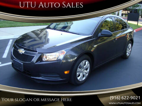 2014 Chevrolet Cruze for sale at UTU Auto Sales in Sacramento CA