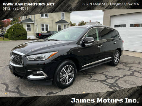 2019 Infiniti QX60 for sale at James Motors Inc. in East Longmeadow MA