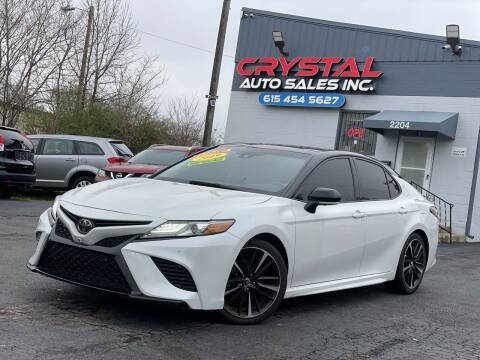 2019 Toyota Camry for sale at Crystal Auto Sales Inc in Nashville TN