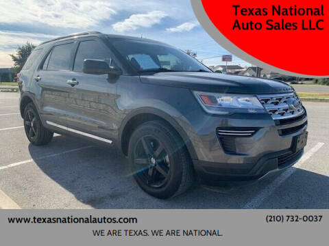 2019 Ford Explorer for sale at Texas National Auto Sales LLC in San Antonio TX