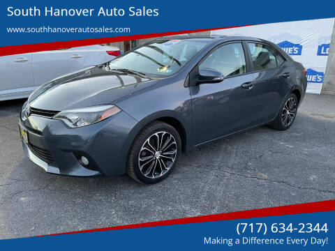 2014 Toyota Corolla for sale at South Hanover Auto Sales in Hanover PA