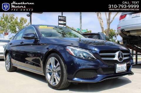 2017 Mercedes-Benz C-Class for sale at Hawthorne Motors Pre-Owned in Lawndale CA