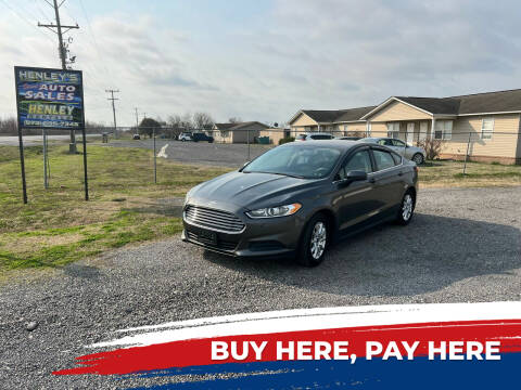 2015 Ford Fusion for sale at Steves Auto Sales in Steele MO