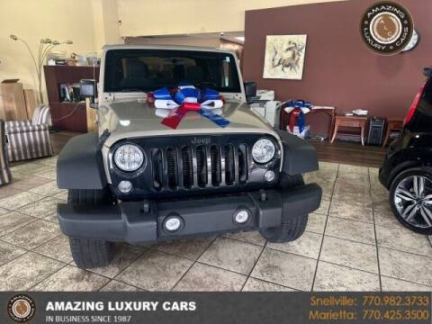 2017 Jeep Wrangler for sale at Amazing Luxury Cars in Snellville GA