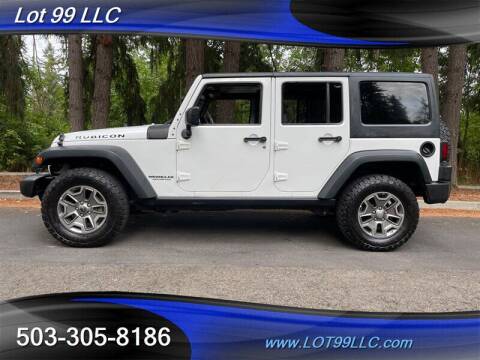2014 Jeep Wrangler Unlimited for sale at LOT 99 LLC in Milwaukie OR