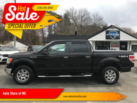 2010 Ford F-150 for sale at Auto Store of NC in Walkertown NC