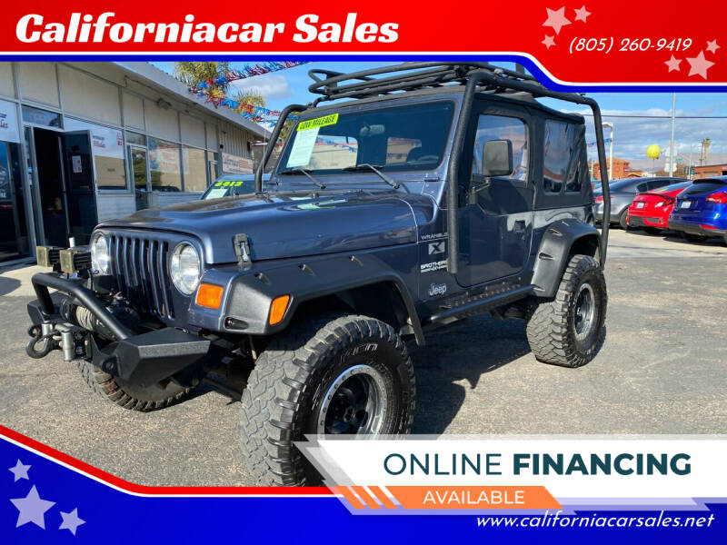 2002 Jeep Wrangler for sale at Californiacar Sales in Santa Maria CA