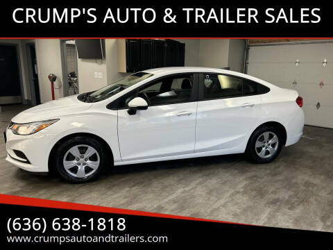 2017 Chevrolet Cruze for sale at CRUMP'S AUTO & TRAILER SALES in Crystal City MO