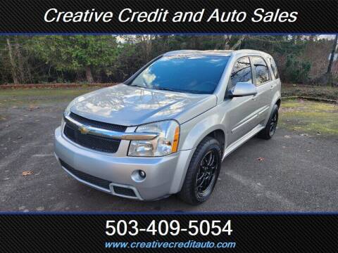 2008 Chevrolet Equinox for sale at Creative Credit & Auto Sales in Salem OR