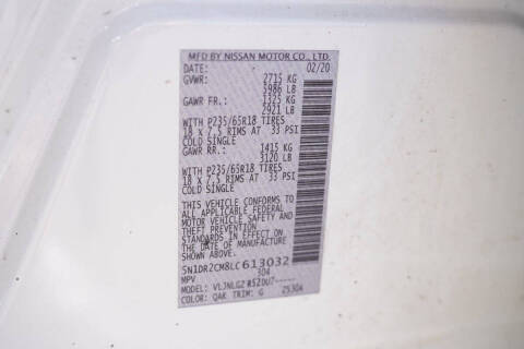 2020 Nissan Pathfinder SL