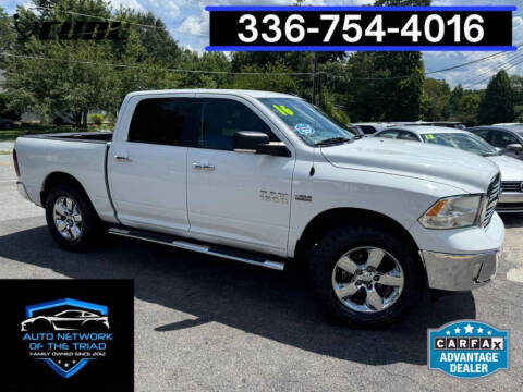2016 RAM 1500 for sale at Auto Network of the Triad in Walkertown NC