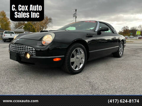 2002 Ford Thunderbird for sale at C. Cox Auto Sales Inc in Joplin MO