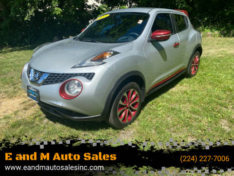 2015 Nissan JUKE for sale at E and M Auto Sales in Elgin IL