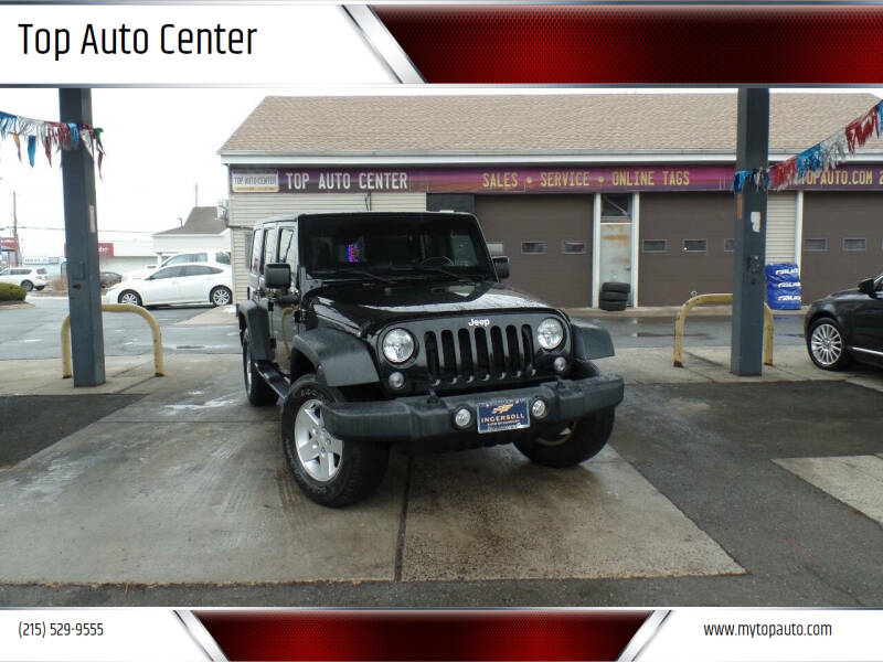 2016 Jeep Wrangler Unlimited for sale at Top Auto Center in Quakertown PA