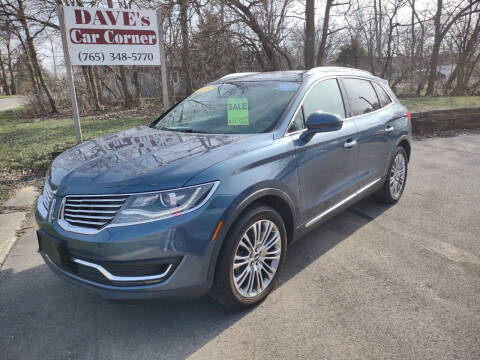 2018 Lincoln MKX for sale at Dave's Car Corner in Hartford City IN