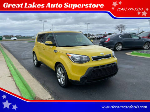 2014 Kia Soul for sale at Great Lakes Auto Superstore in Waterford Township MI