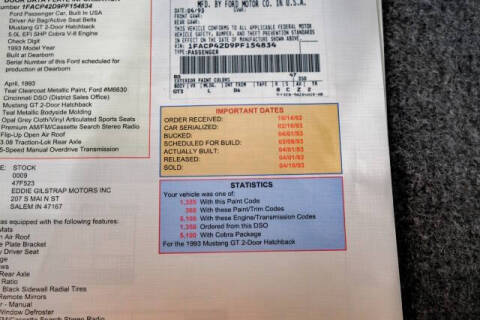 1993 Ford Mustang SVT Cobra