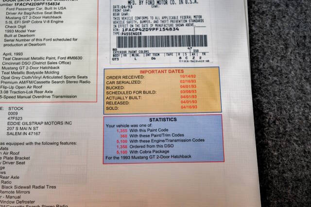 1993 Ford Mustang SVT Cobra