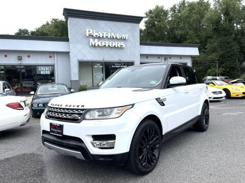 2015 Land Rover Range Rover Sport for sale at PLATINUM MOTORS INC in Freehold NJ