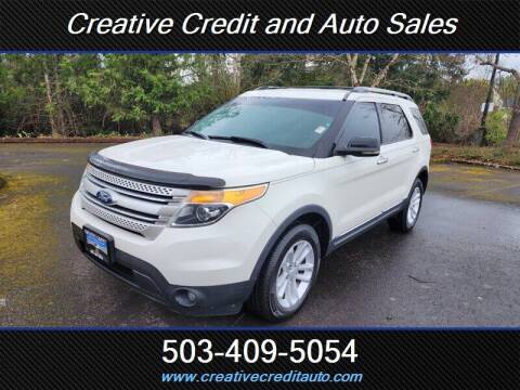 2012 Ford Explorer for sale at Creative Credit & Auto Sales in Salem OR
