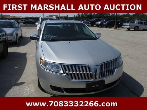 2010 Lincoln MKZ for sale at First Marshall Auto Auction in Harvey IL