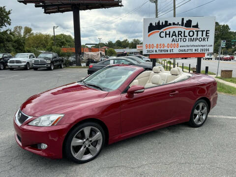 2010 Lexus IS 350C for sale at Charlotte Auto Import in Charlotte NC
