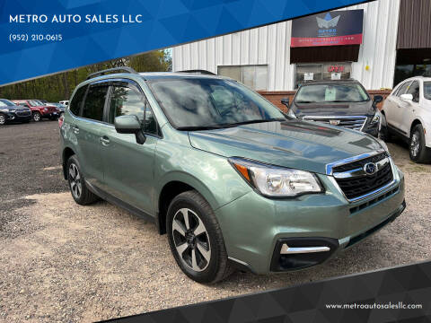 2018 Subaru Forester for sale at METRO AUTO SALES LLC in Lino Lakes MN