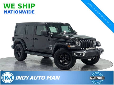 2020 Jeep Wrangler Unlimited for sale at INDY AUTO MAN in Indianapolis IN