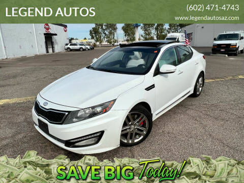 2013 Kia Optima for sale at LEGEND AUTOS in Peoria AZ