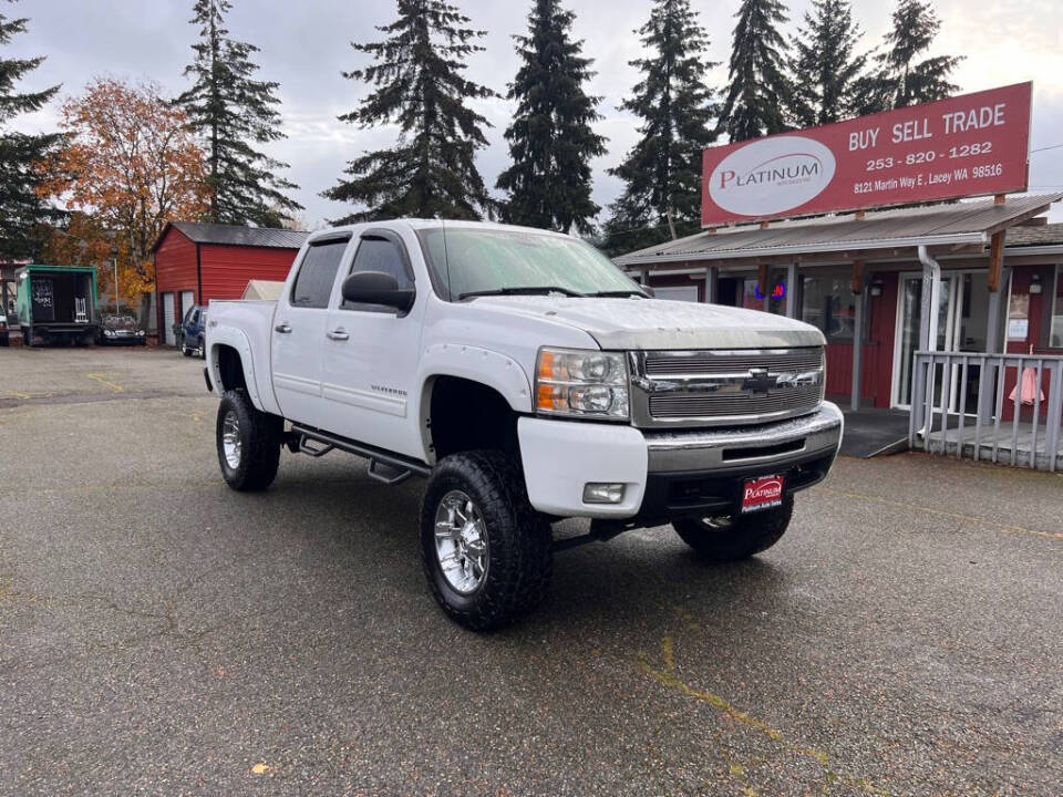 2010 Chevrolet Silverado 1500 for sale at PLATINUM AUTO SALES INC in Lacey, WA