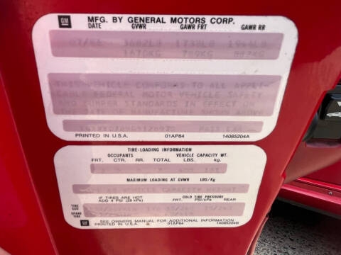 1986 Chevrolet Corvette