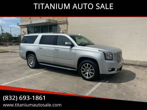 2015 GMC Yukon XL for sale at TITANIUM AUTO SALE in Houston TX