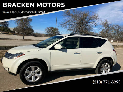 2007 Nissan Murano for sale at BRACKEN MOTORS in San Antonio TX