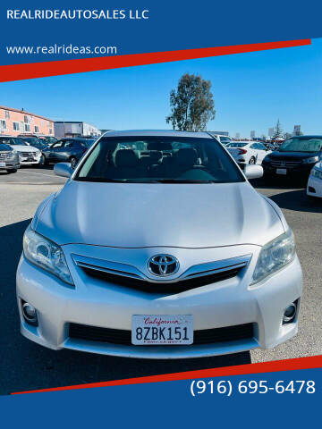 2010 Toyota Camry Hybrid for sale at REALRIDEAUTOSALES LLC in Sacramento CA