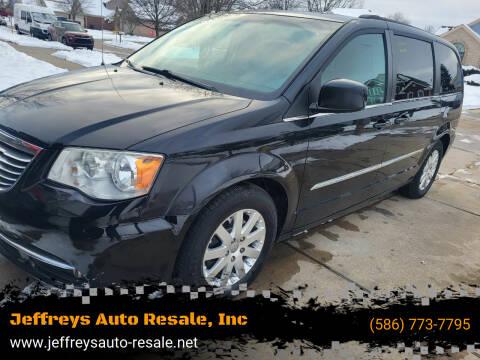 2013 Chrysler Town and Country for sale at Jeffreys Auto Resale, Inc in Clinton Township MI