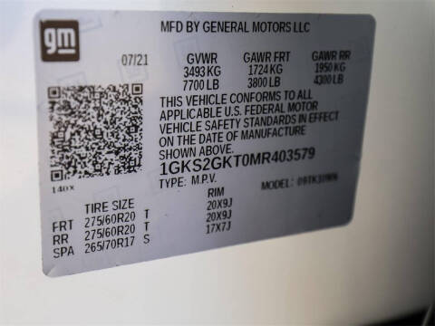 2021 GMC Yukon XL SLT