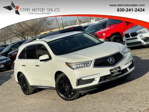 2017 Acura MDX for sale at Star Motor Sales in Downers Grove IL