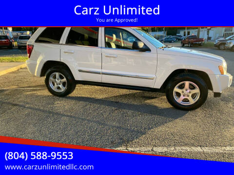 2005 Jeep Grand Cherokee for sale at Carz Unlimited in Richmond VA
