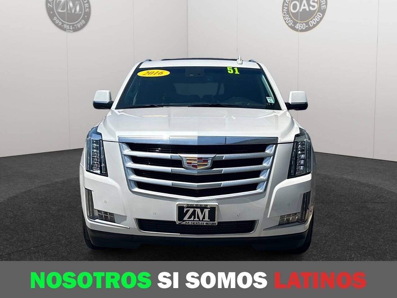 2016 Cadillac Escalade ESV for sale at Zacatlan Motors in Ontario, CA