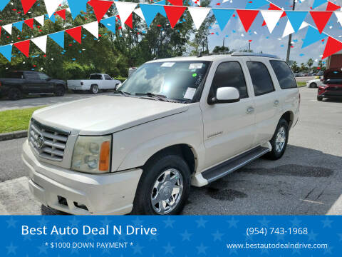 2004 Cadillac Escalade for sale at Best Auto Deal N Drive in Hollywood FL