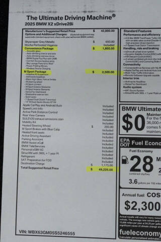 2025 BMW X2 xDrive28i